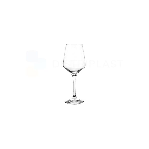 Copa vidrio vino 435cc x6 Unidades
