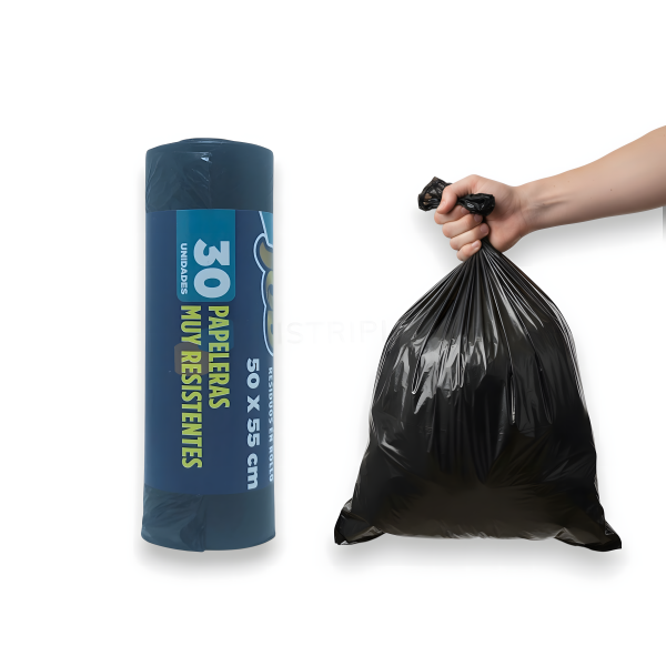 Bolsas de residuos 50x55cm (30 unidades x rollo)