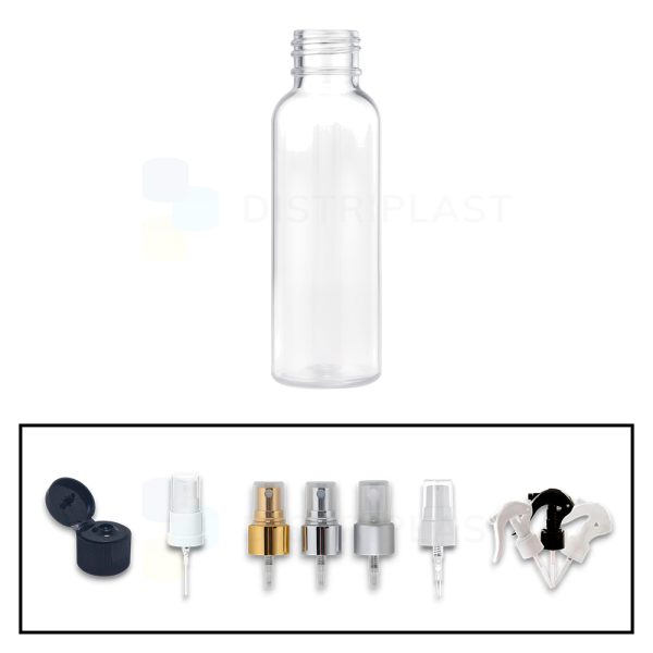 Frasco PET Transparente 100cc R20