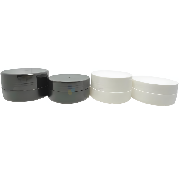 Pote PAD 125cc Blanco/Negro Tapa Baja/Alta