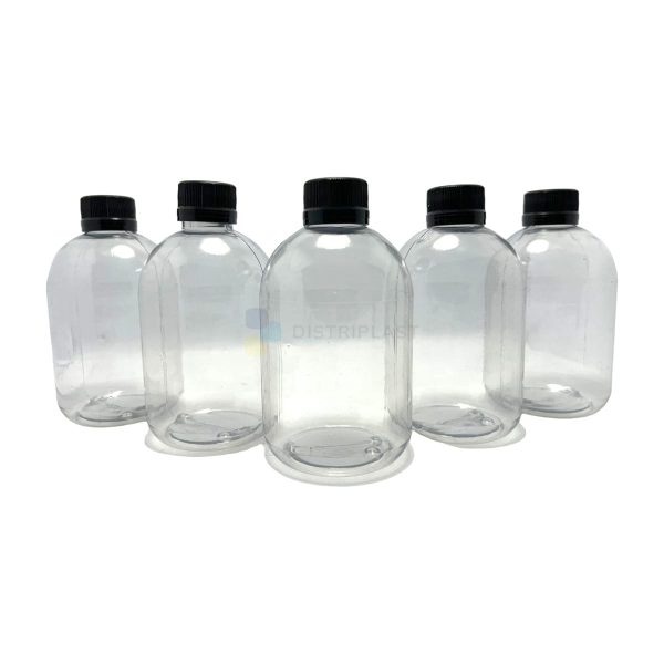 Botella PVC Transparente 250cc R24