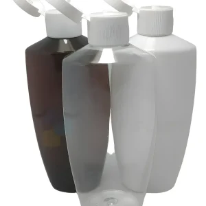 Frasco Petaca PET 250cc Ambar/Blanco/Transparente R24 Tapa Fliptop - Blanco, Blanca