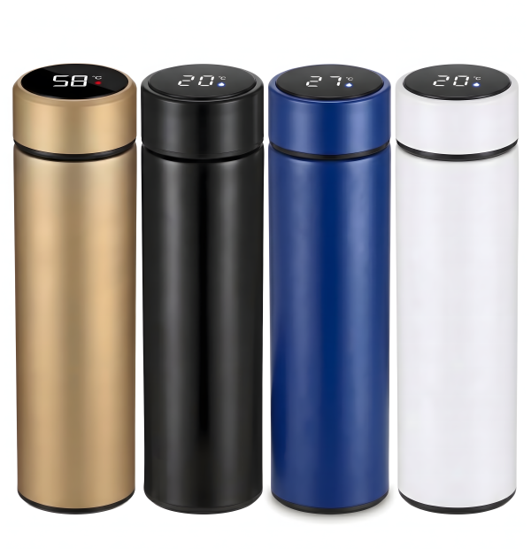 Termo Inteligente 500cc con Medidor de Temperatura